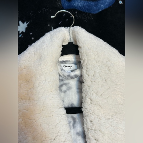 Sonoma Plush Leopard Women’s Bathrobe L NWT - Picture 7 of 11